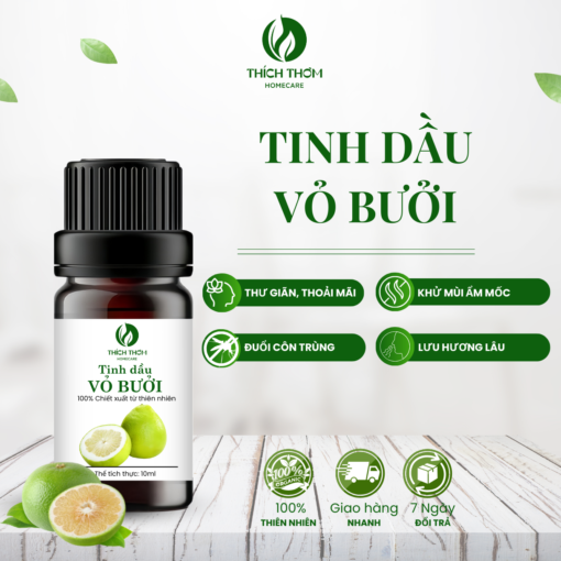 tinh dầu vỏ bưởi