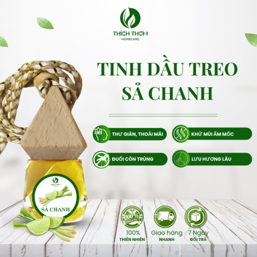 tinh dầu treo phòng sả chanh