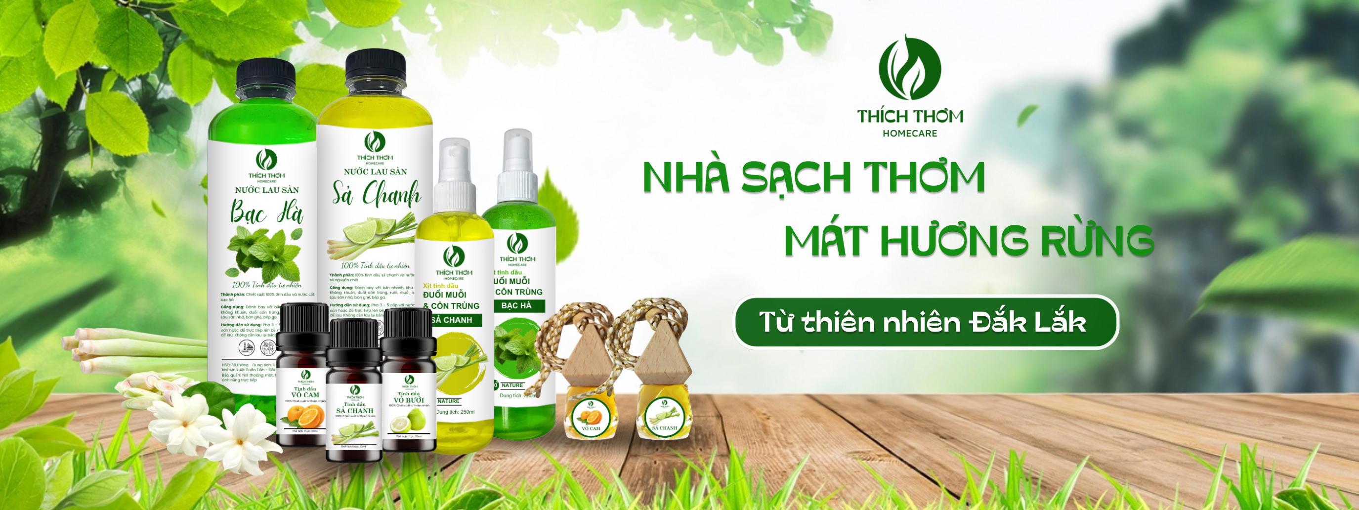 Banner website Thích Thơm